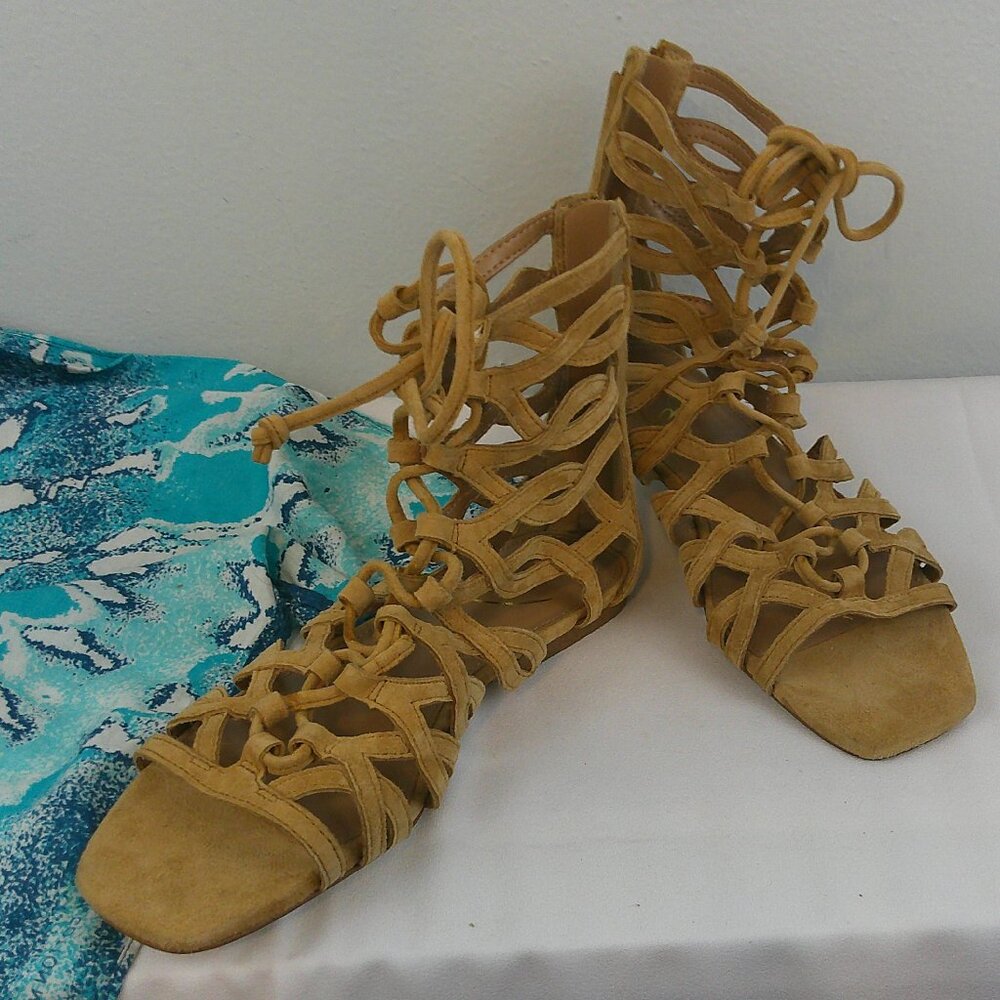 NWT Sam Edelman Lara Tan Gladiator Sandal